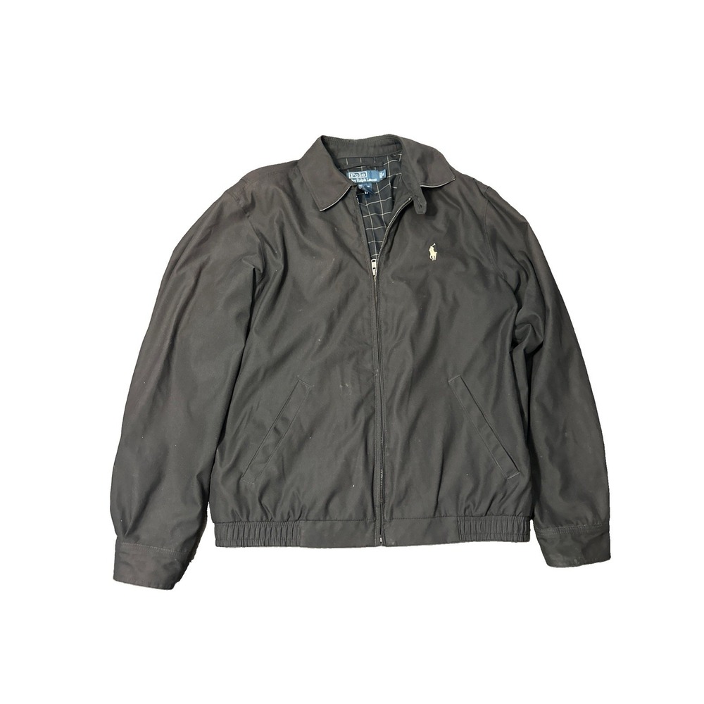Polo Ralph Lauren 90scHarrington Jacket Brown Small Pony Logo Size Small